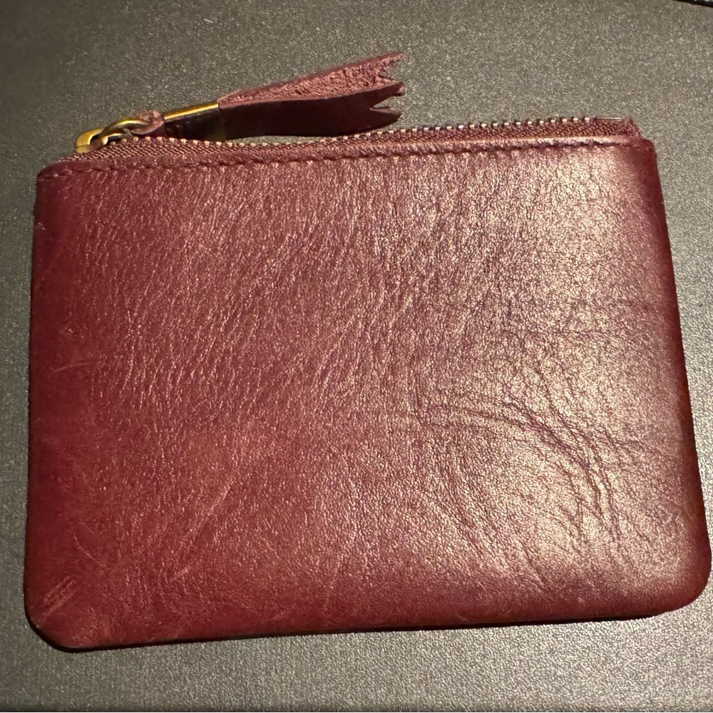 Madewell Brown Leather Coin and Card Pouch